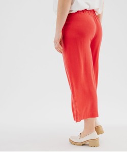 Pantacourt large en Lyocell et viscose femme grande taille[MISSING]